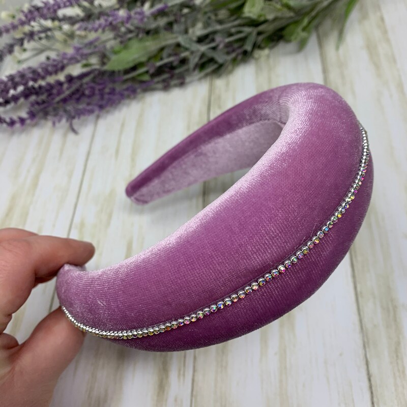Padded Jewel Tulle Headband