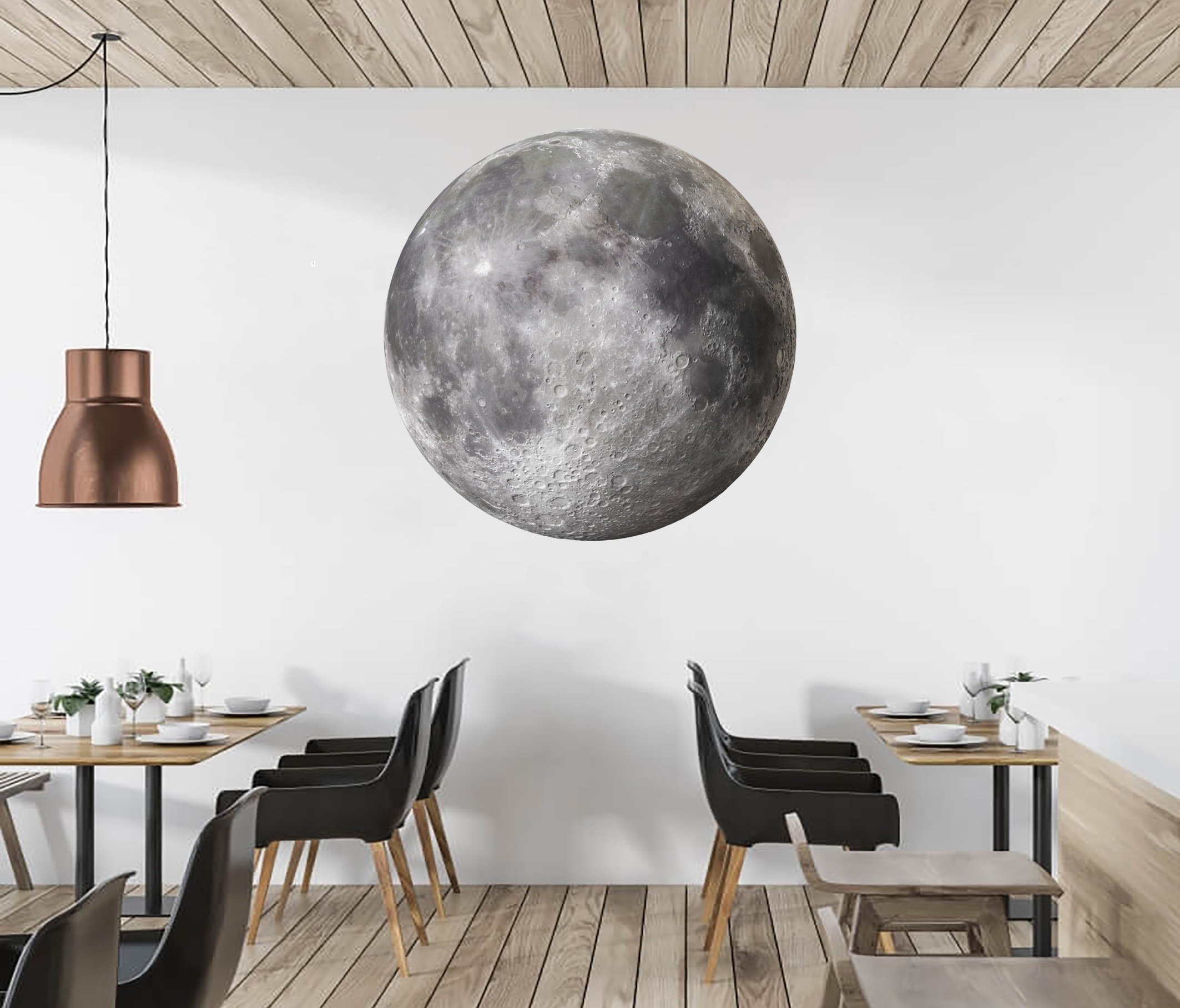 Moon Decal Moon Sticker Moon Wall Art Bedroom Decor Kids Etsy
