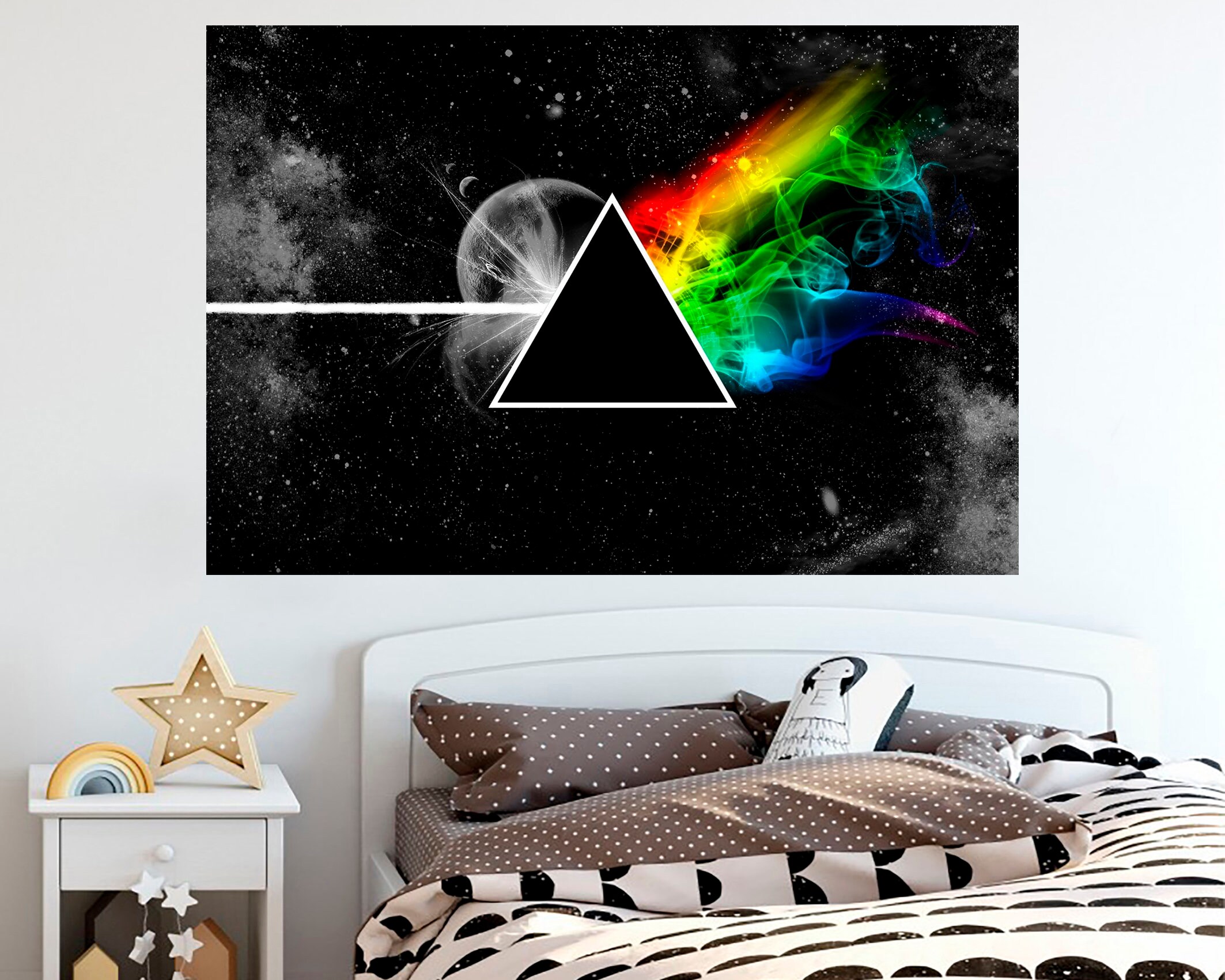 Pink Floyd 4" Wide Multi-Color Vinyl Decal Sticker - BOGO Deal, Fits Many Surfaces