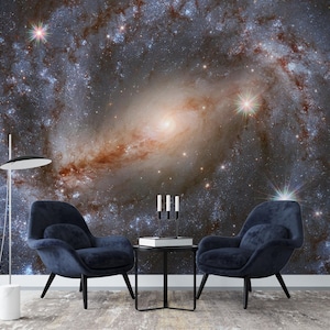 Galaxy Photo Mural Space Stars Constellation Wallpaper Space Wall Mural Peel and Stick / Traditional Wallpaper Bedroom Wall Decoration