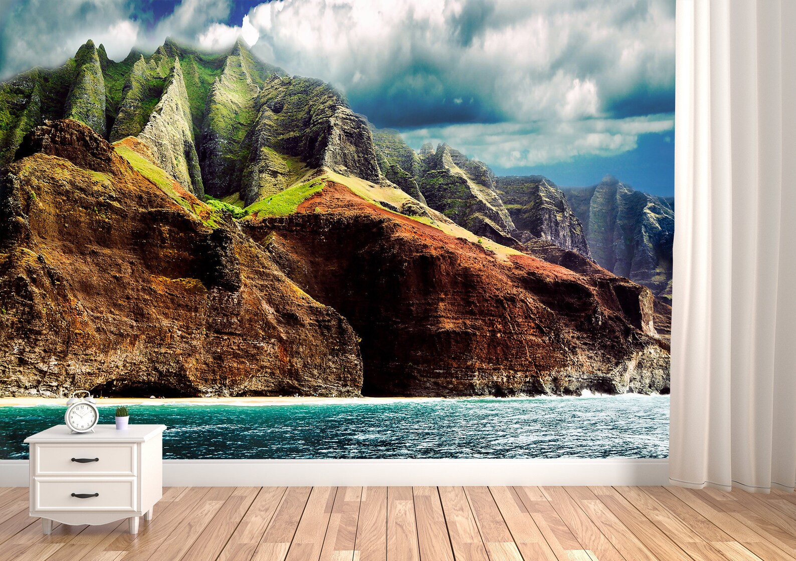 Hawaii State Park Wall Mural Vinyl Wallpaper Peel and Stick Etsy