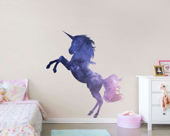 3 Sheets Large Size Unicorn Wall Decals Removable Unicorn Wall Decor  Stickers for Girls Kids Bedroom Nursery Birthday Party Favor