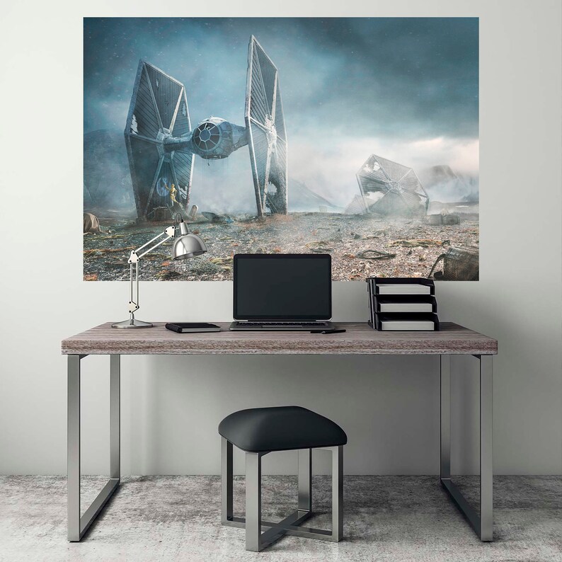 Star Wars Wallpapers Star Wars Mural Star Wars Prints Star | Etsy