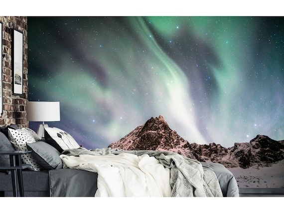 Carta Da Parati Aurora Boreale Carta Da Parati Panoramica Gli Amori Di