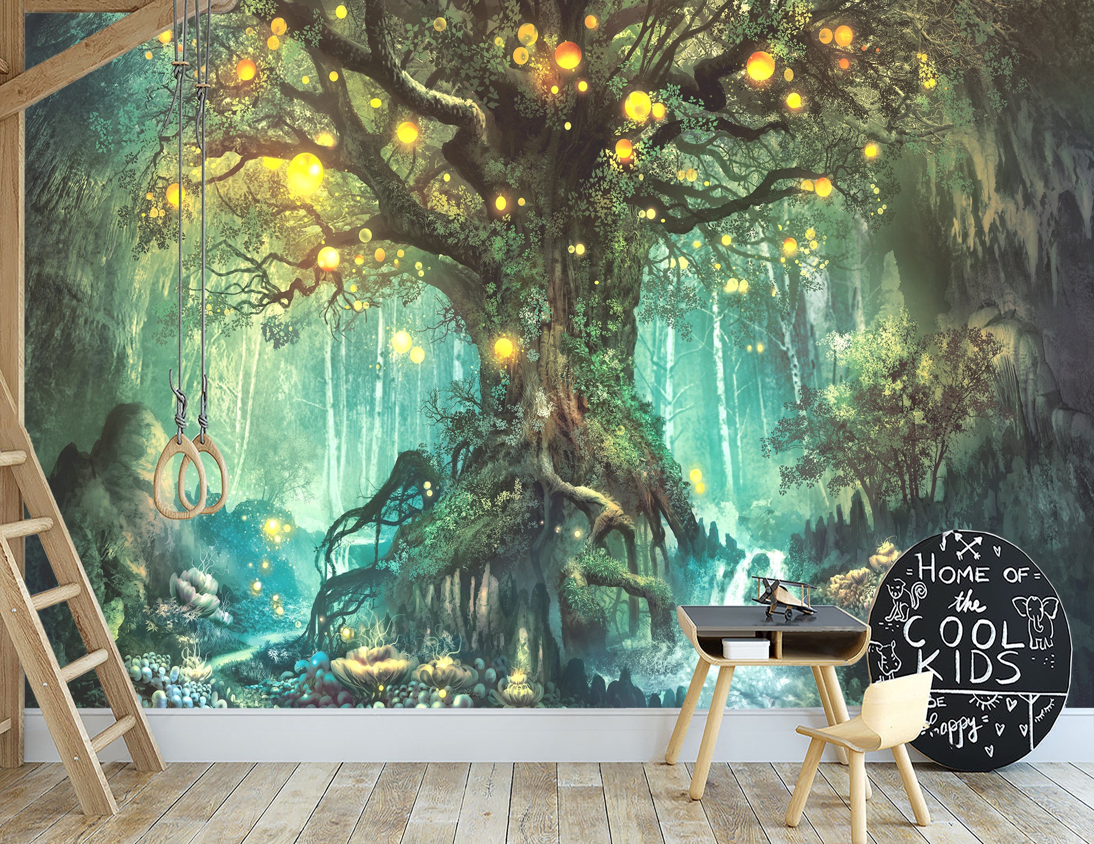 Magic Book Magical Mystical Aura Wallpaper Mural For Bedroom Playroom Games  Room Wall Mural Backdrop Decor Scene Setter Easy Installation