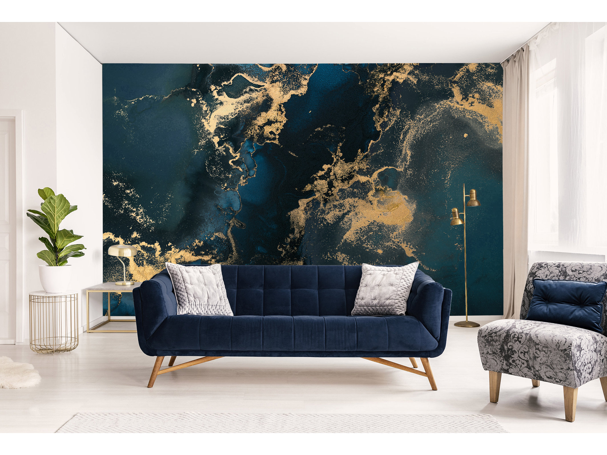 vliesbehang beige wave voor woonkamer slaapkamer behang marburg | wall