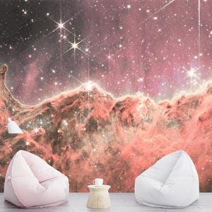 Dreamscape Galaxy Wall Mural – Surreal Nebula Wallpaper Fantasy Deep Space Photo Mural Wallpaper Peel and Stick Bedroom Wall Decor Wallpaper