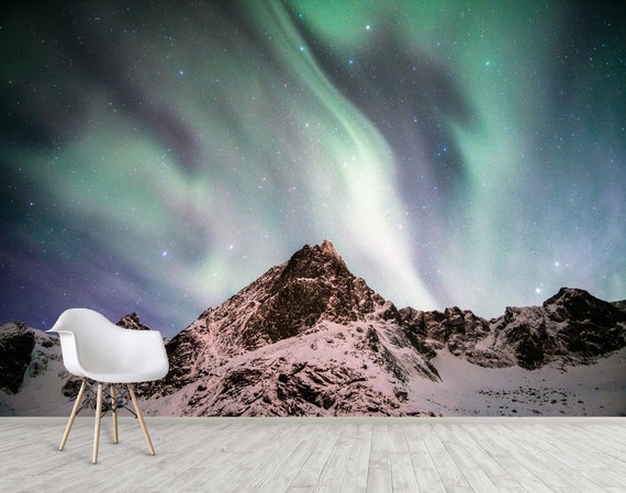 Carta Da Parati Aurora Boreale Carta Da Parati Panoramica Gli Amori Di