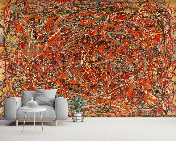 Vibrant Paint Like Jackson Pollock Wallpaper Digital Art Vibrant Paint Like Jackson Pollock Wallpaper Digital Art