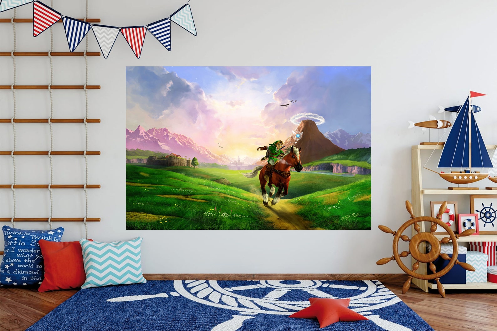 Zelda Wallpaper Zelda Mural Legend of Zelda Vinyl Wallpaper Etsy Australia