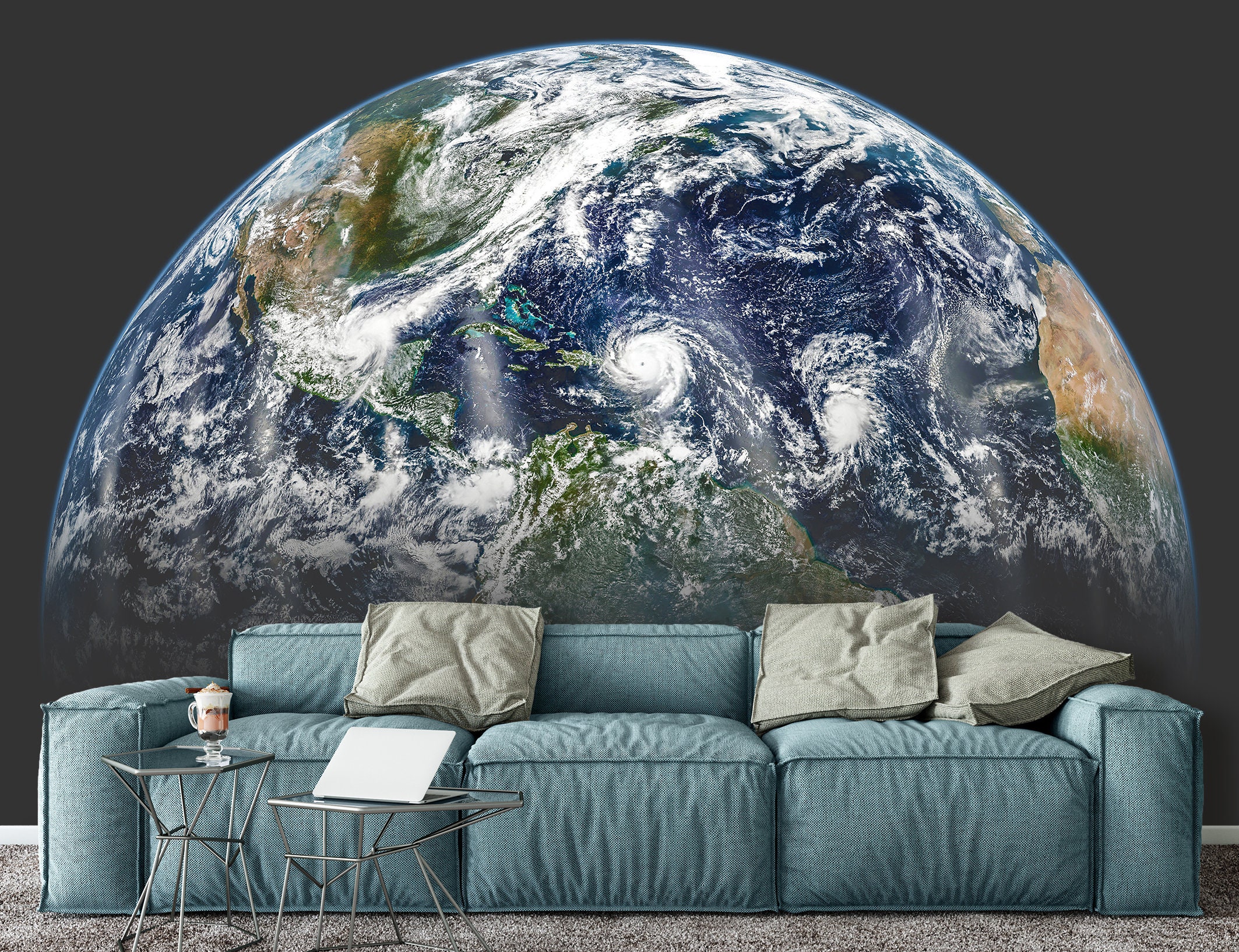 Vidéo Stock Photo realistic 3D earth. Planet Earth from space