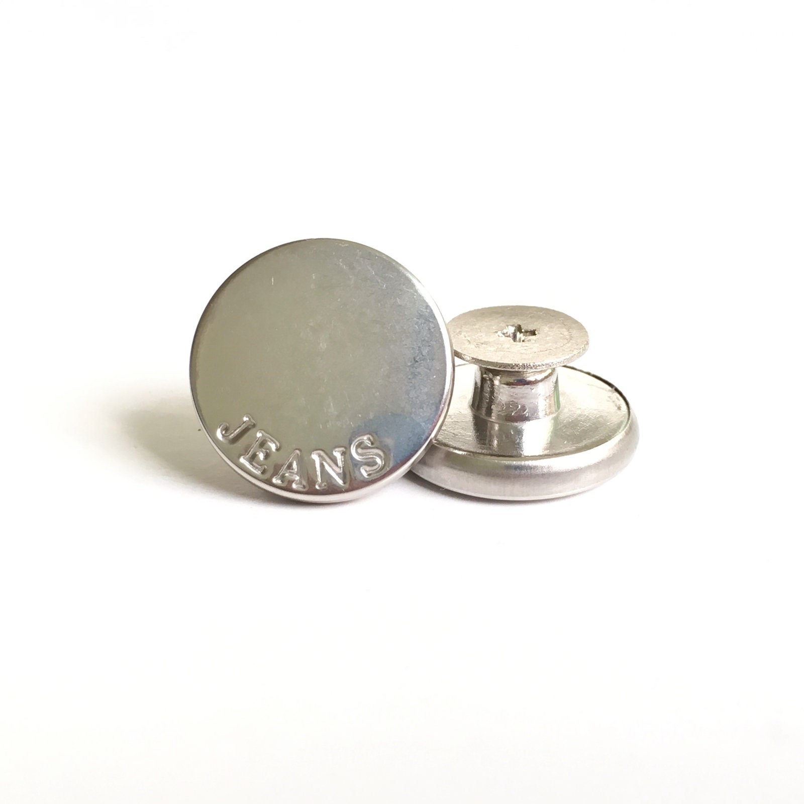 2pz Bottone Per Jeans E Rivetti – Tack A Scatto Senza Cuciture – 20mm Bronzo