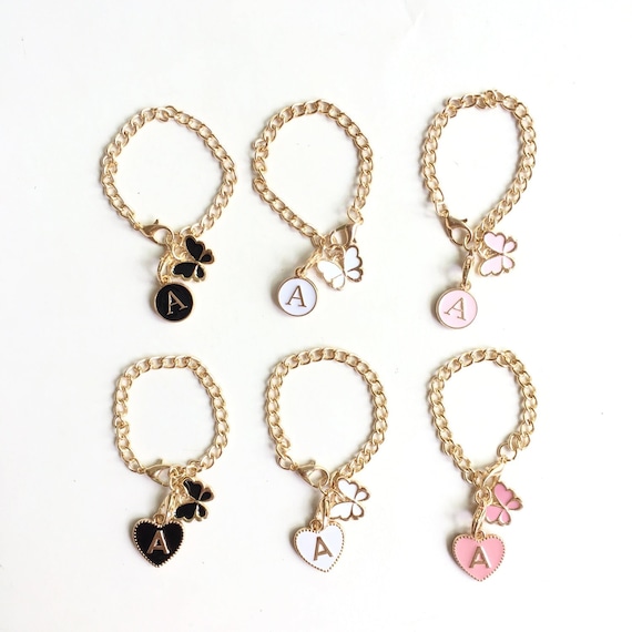 Compatible Avec Les Accessoires De Tasse Stanley, Lot De 9 Breloques En Forme De Lettre Papillon