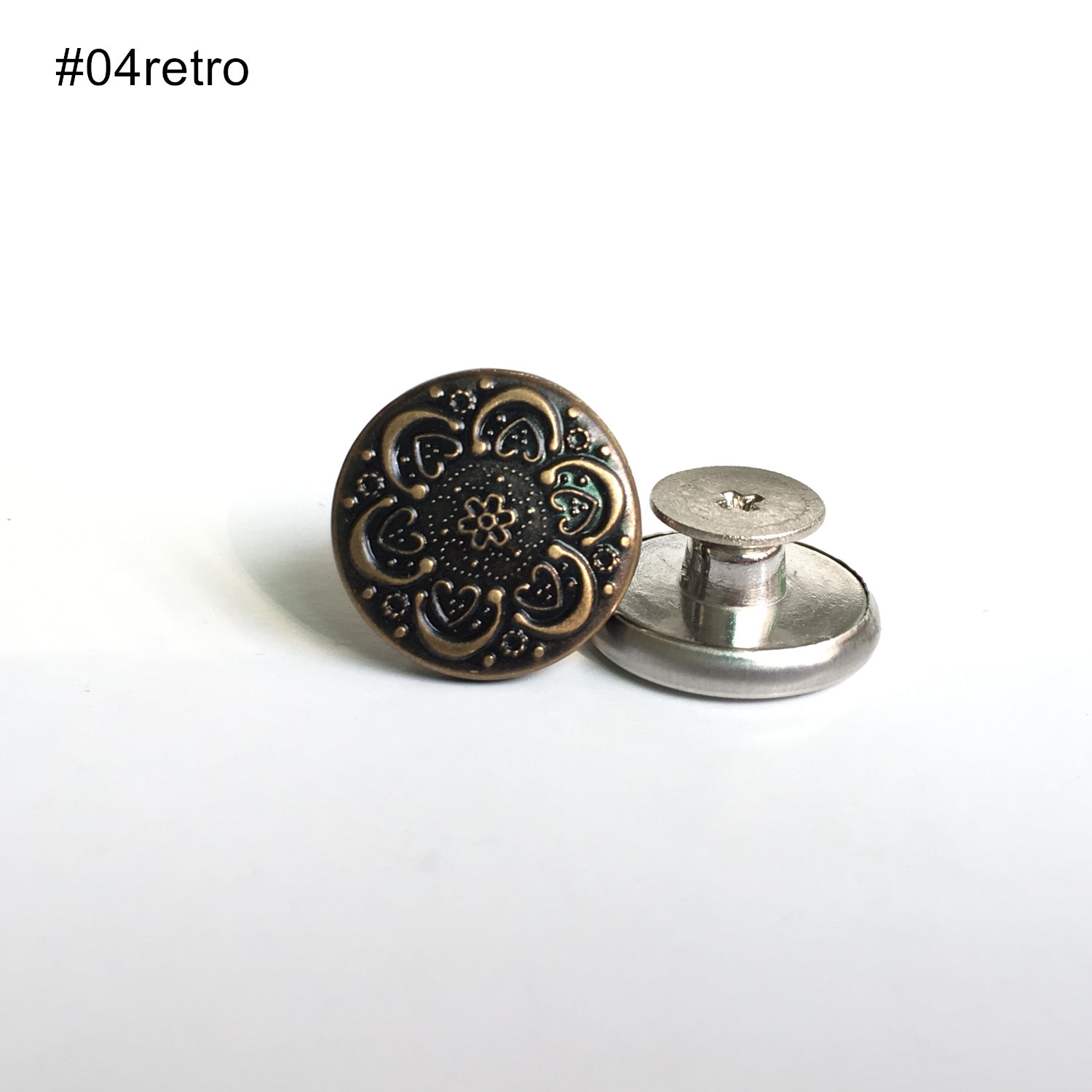 Bottoni A Pressione Bottoni Per Jeans Avvitabili Set Di 20 Pezzi