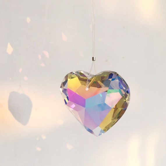 Rose - Attrape Soleil Arc En Ciel 6 Pièces | Prismes En Cristal Pendule