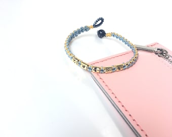 Qualcosa di blu per la sposa - Regalo della sposa dalla mamma - Braccialetto blu da sposa - Bracciale blu matrimonio per la sposa