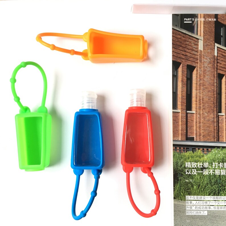 Kids hand sanitizers holder keychain travel size with 1oz Etsy
