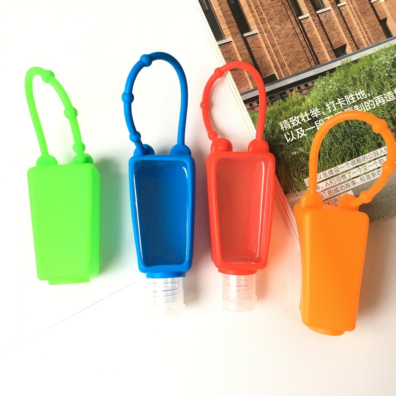 Kids hand sanitizers holder keychain travel size with 1oz Etsy