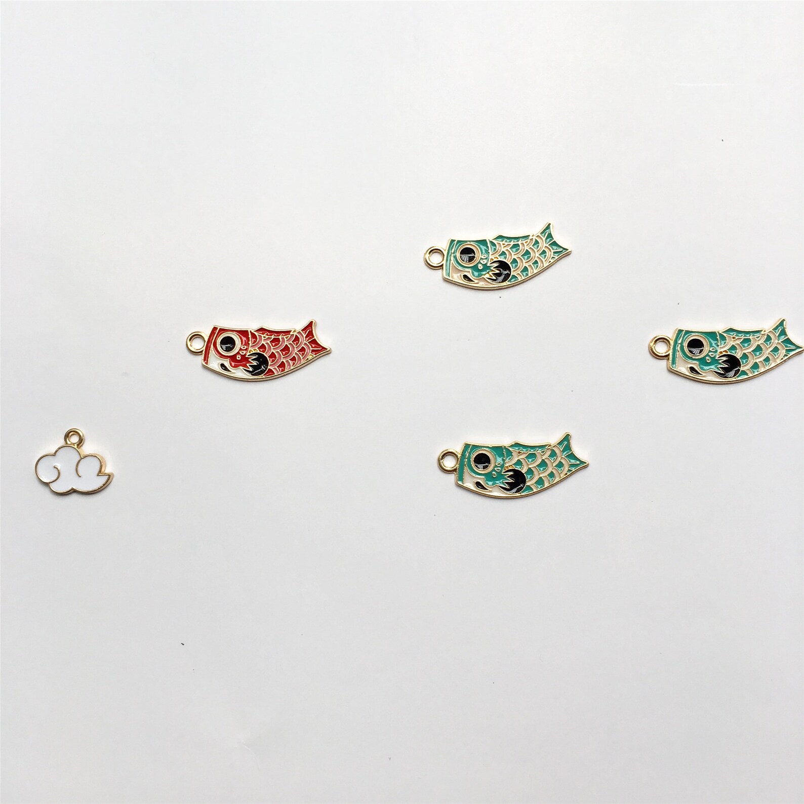 Keychain cute Koi fish Good luck charm Gift for dad &him Etsy