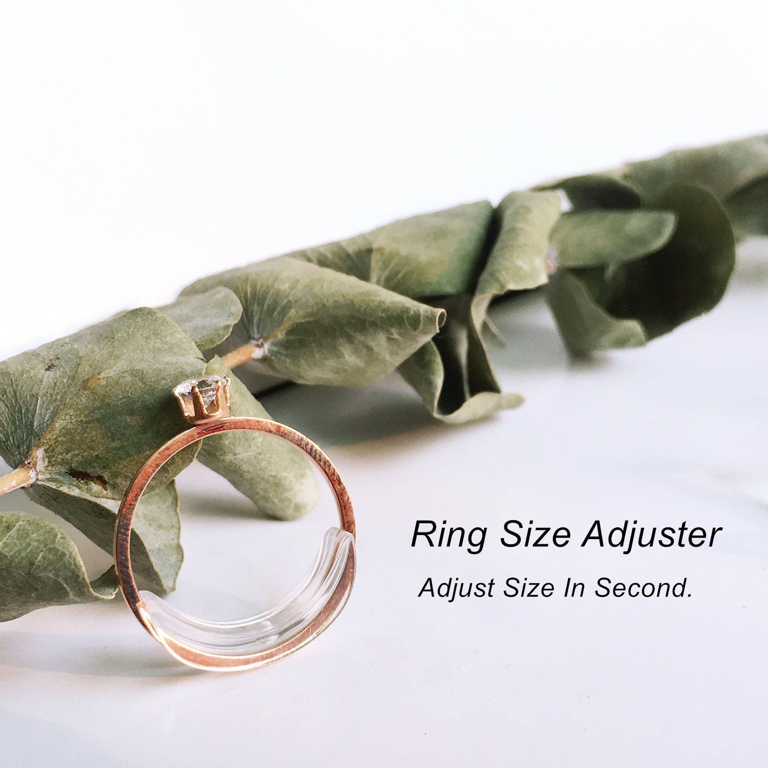 Supertina Ring Size Adjuster for Loose Ring Clear Silicone Ring
