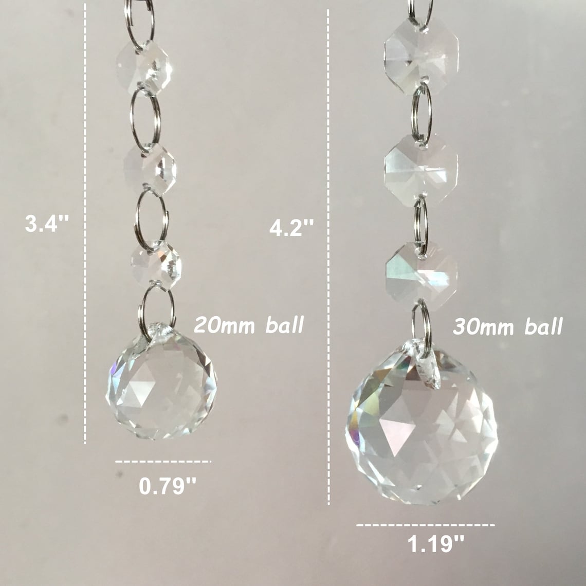 Crystal Sun Catcher Bulk Rainbow Maker Prism Hanging Pendant Etsy