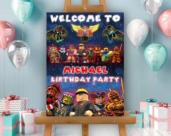 Roblox Birthday Backdrop