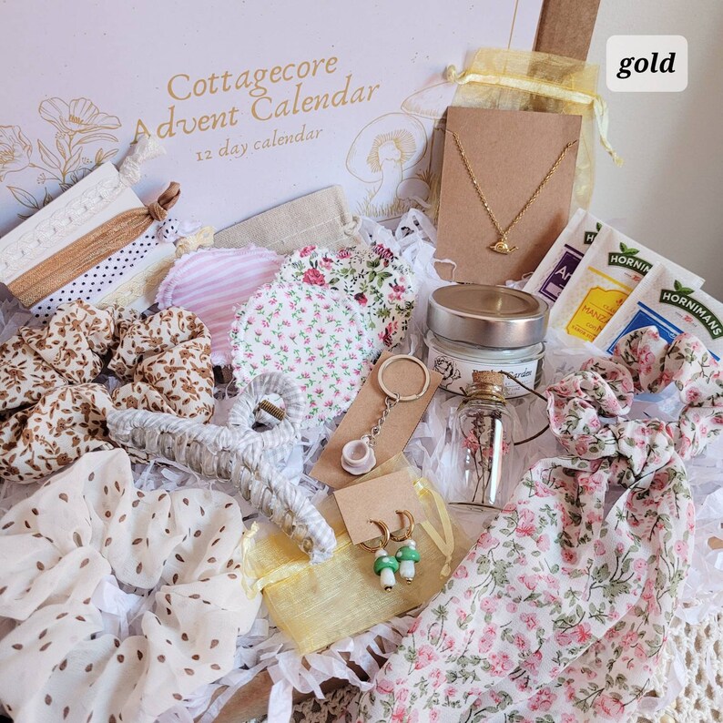 Cottagecore Advent Calendar Printable Calendar