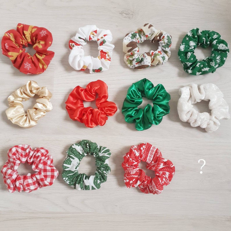 Christmas Scrunchies Advent Calendar Christmas Gifts Etsy