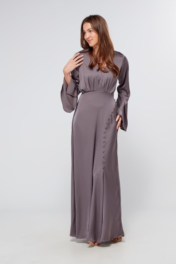 knee length dresses for ladies Helena Mila Maxi Dress Black/Khaki / M/L main image 0