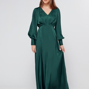 chinese dress ladies Ellianna Floral Maxi Dress in Green main image 1