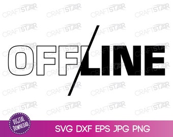 Offline SVG File  - Computer Gamer / Internet Humor for Cutting, Print or Sublimation