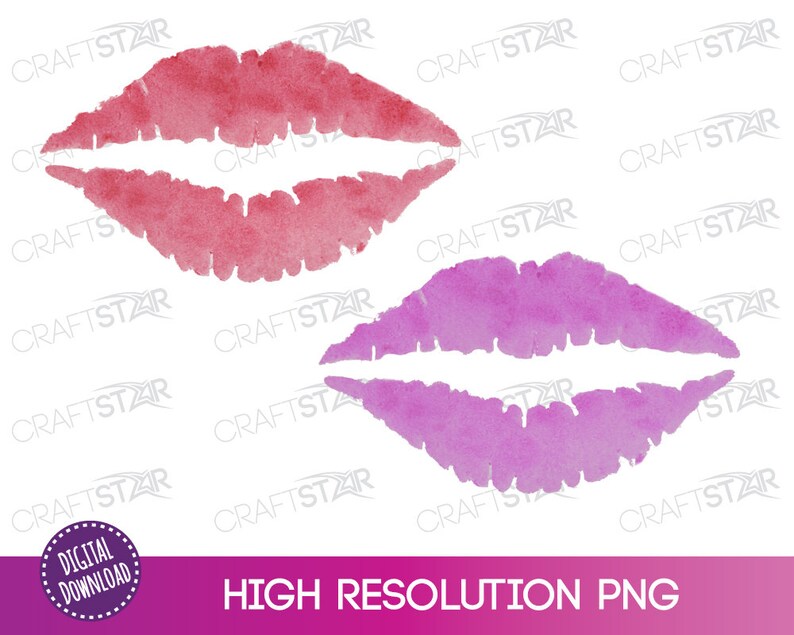 Lipstick Print and Cut File for Cricut or Silhouette Etsy