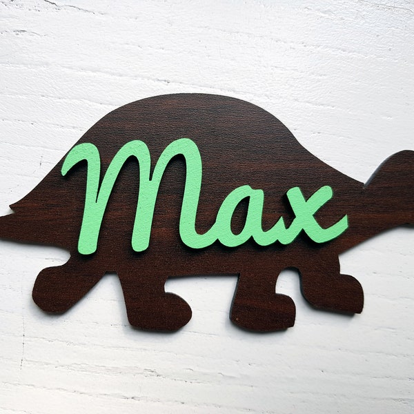 Personalized wooden plaque tortoise  shape pet name sign colors and sizes