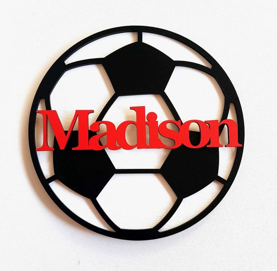 Personalised Football Bedroom Sign Plaque