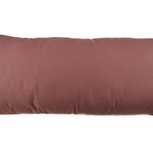 Brown Zen Bolster With Cotton Filling