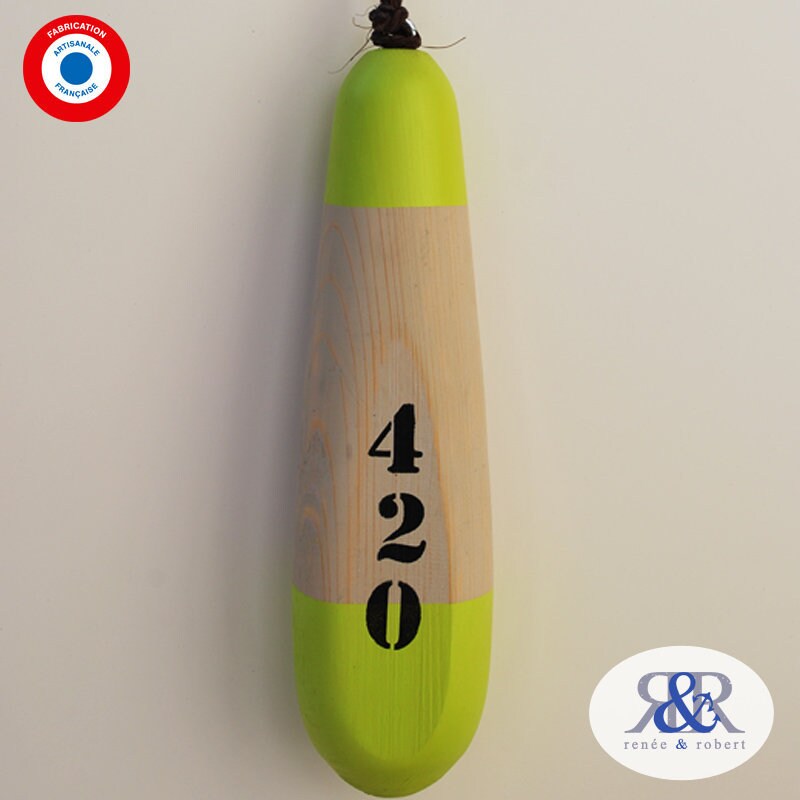 Flotteur | Bouée Bois Décoratif - Artisanat Français Pièce Unique