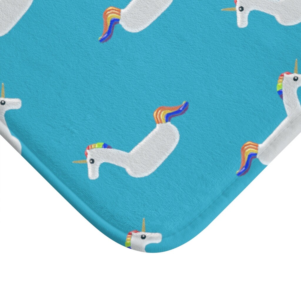 Unicorn Pool Flota alfombra de baño / alfombrilla de baño | Etsy