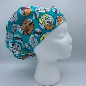 Dog cartoon Euro Scrub Hat