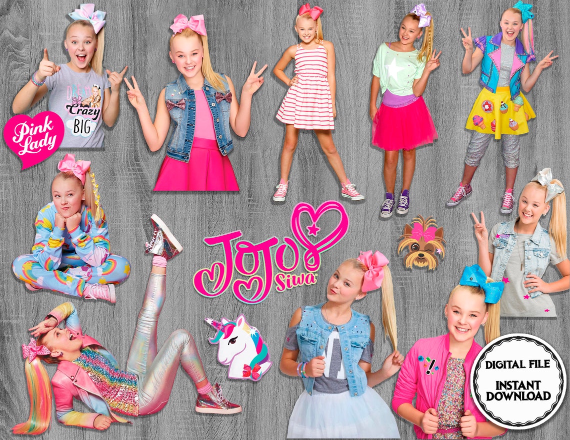 Jojo Siwa Clipart JoJo Siwa GeburtstagSparty Jojo Siwa Png | Etsy