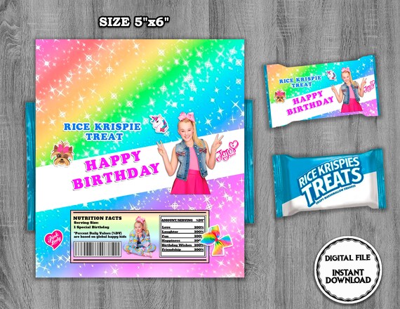 JoJo Siwa Birthday JoJo Siwa Birthday Party Bubble Tape Labels JoJo Siwa JoJo Siwa Birthday Party