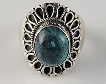 Handmade Eliat Stone Sterling Silver Ring