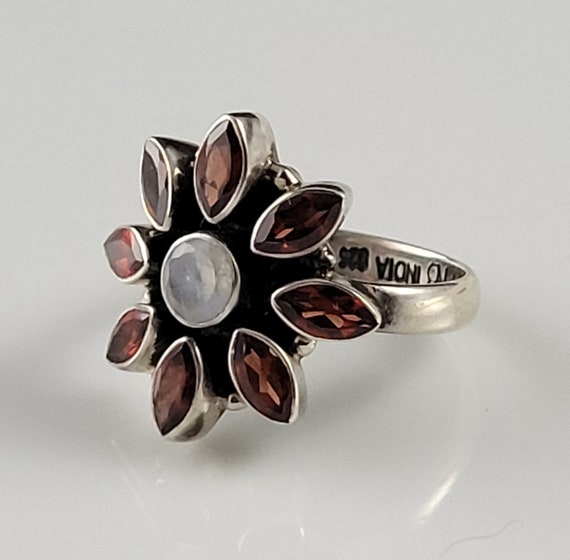 SALE! Nicky Butler Garnet & Moonstone Sterling Si… - image 2