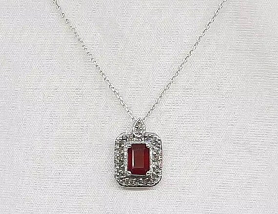 Gorgeous 2.50 ctw Genuine Madagascar Ruby & Diamo… - image 4