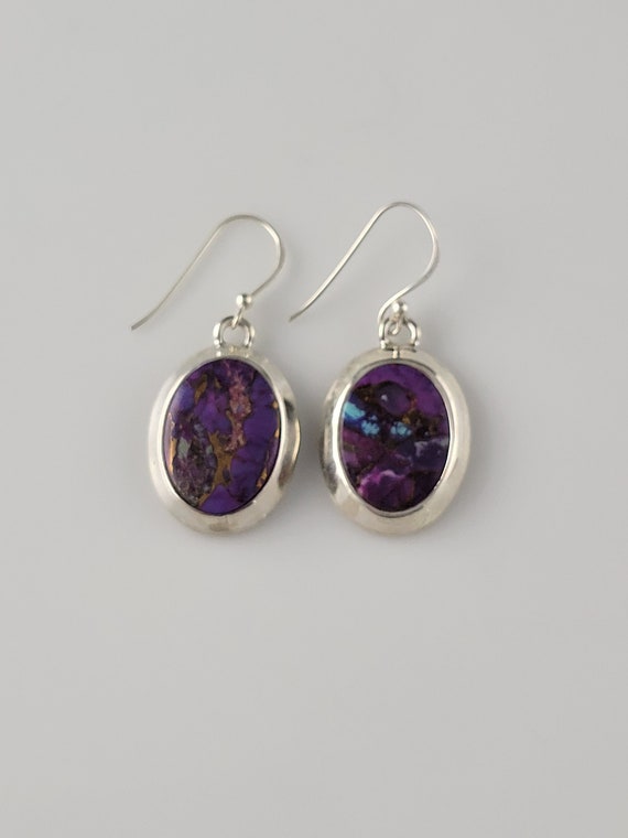 Handmade Purple Copper Turquoise Sterling French H