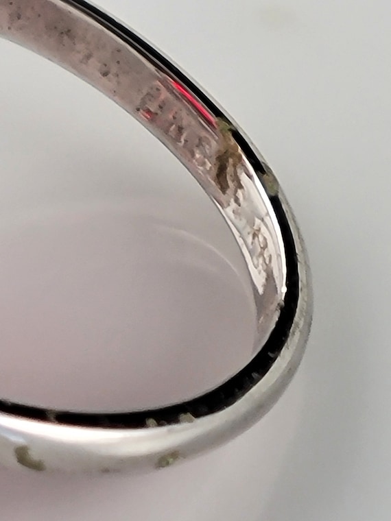 Uncas Step Cut Ruby Sterling Statement Ring-Mint! - image 5