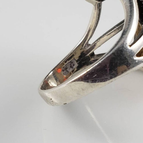 Art shops Deco Carnelian & Marcasite Ring
