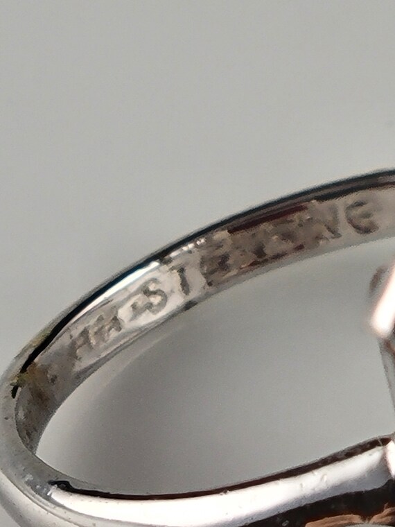 Uncas Step Cut Ruby Sterling Statement Ring-Mint! - image 6