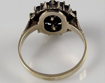 Antique Bohemian Garnet 900 Silver Ring-circa 1900s - Etsy