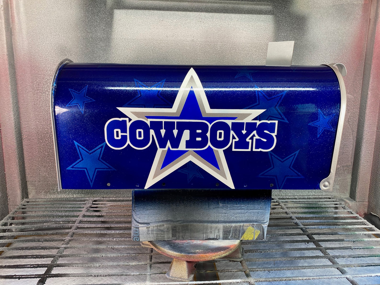 Custom painted Dallas Cowboys mailbox Etsy