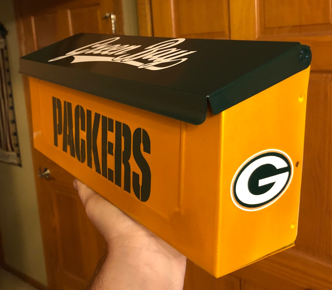 Custom painted Green Bay Packers mailbox Etsy
